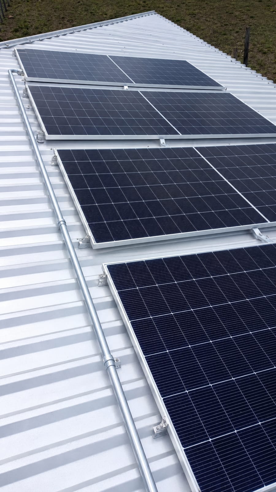 Vista panorámica de una instalación solar en altura 2 — División Energía